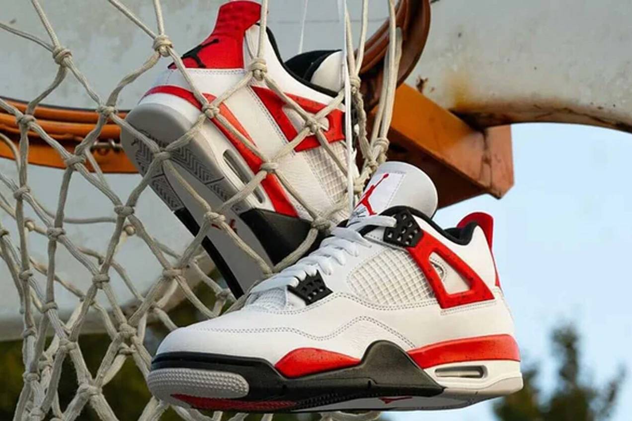 AIR JORDAN 4 "RED CEMENT"